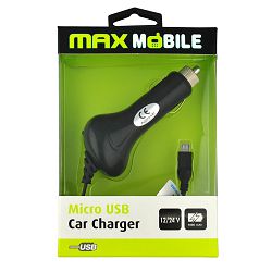 MAXMOBILE AUTO PUNJAČ ZA MICRO USB 1000mAh CLT-96